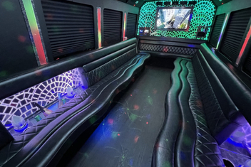 Irvington Limo Bus Interior