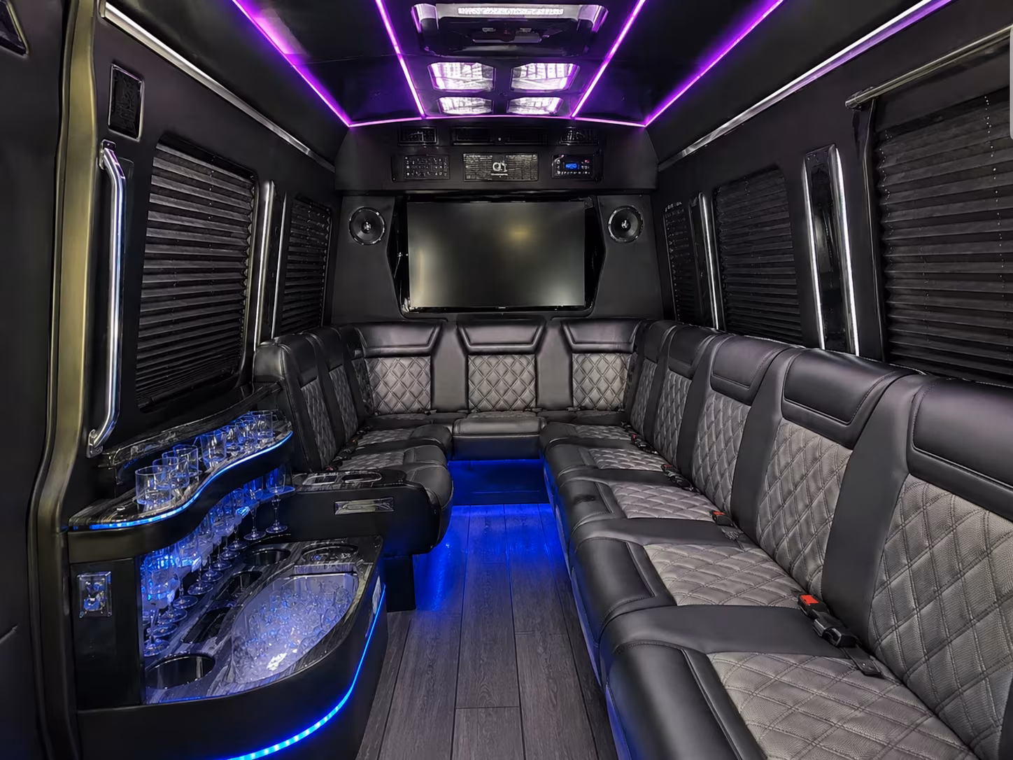 group transportation to the prudential center and newark corporate events