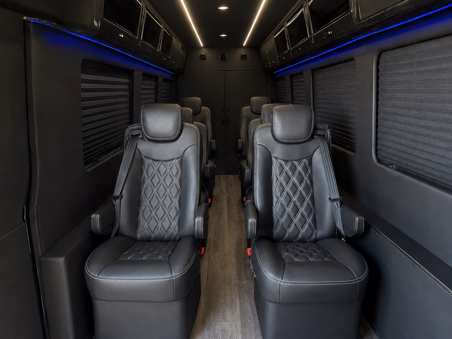 irvington corporate event transportation onboard seating